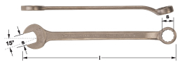 Combination Wrench 41mm; AMPCO 1352; Aluminum Bronze 